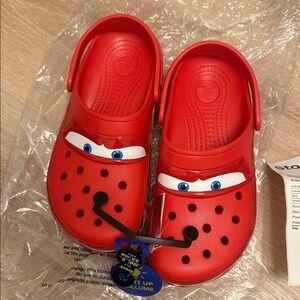 CROCS Kids Red Character Slippers